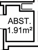 Grundriss Abstellraum